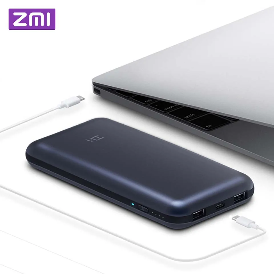  Xiaomi ZMI power Bank 15000 мАч USB PD внешний аккумулятор портативный зарядный концентратор QC 3,0 зарядное устройство 18650 power bank 