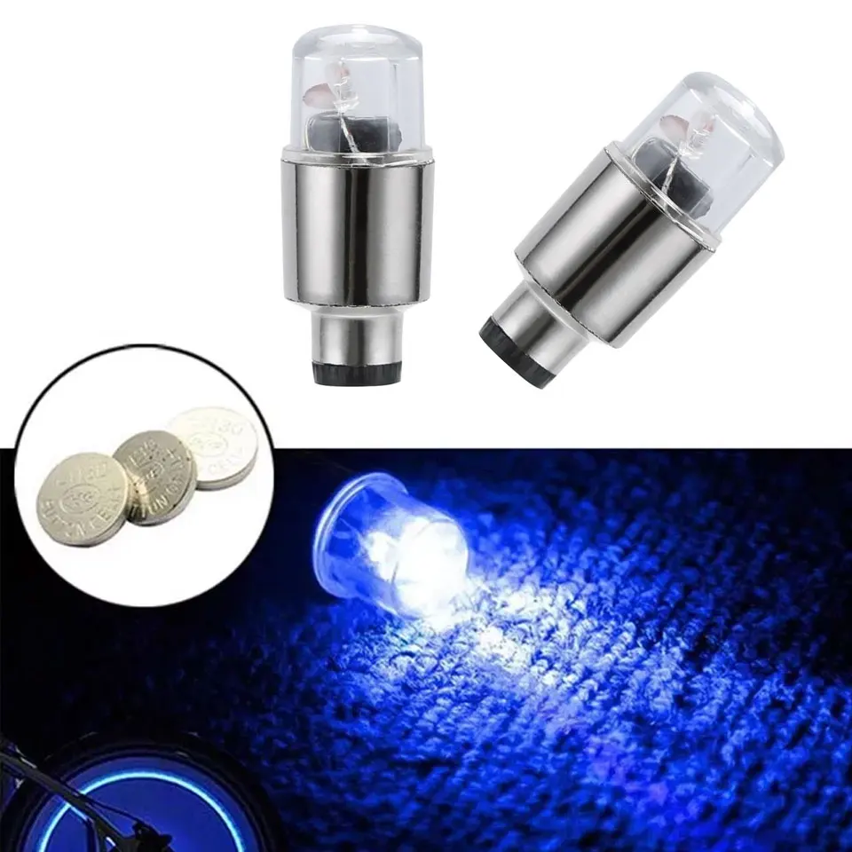 Лидер продаж 2 шт./компл. LED Blue красочный велосипед автомобильные колеса мотоцикла