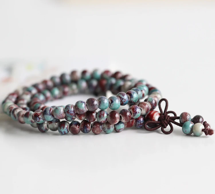 

Fashion Delicate Hand-Woven Ceramic Beads Bracelet Originality Chinese Style Bracelet Adorn Article Free Shipping #1076