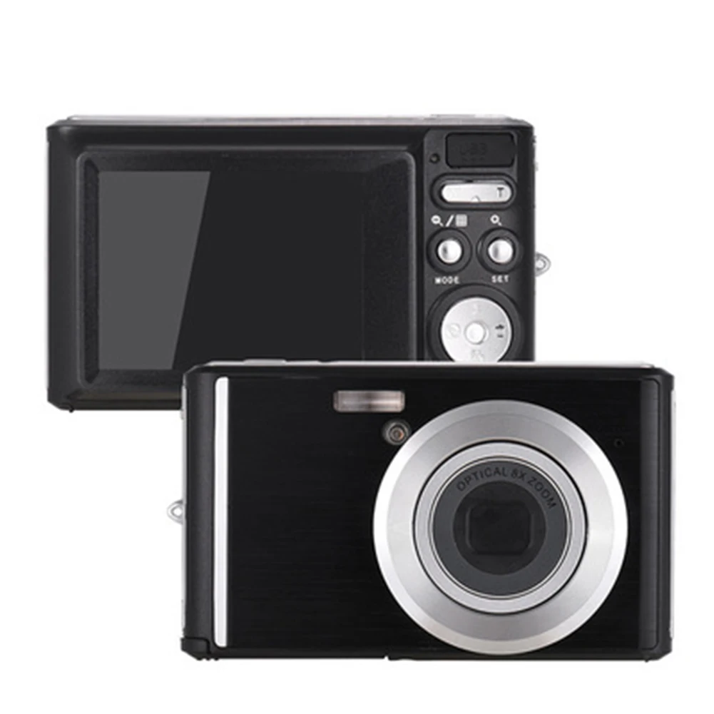 

V700 Digital Camera Portable Recording LCD Screen Telescopic Lens Ultra Thin 2.4 Inch 18MP 6X Optical Zoom Gifts Photography
