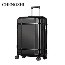 CHENGZHI 2" 24" 2" дюймов Высокое качество ПК скользящий камера spinner кабина тележки мешок путешествия чемодан на колеса