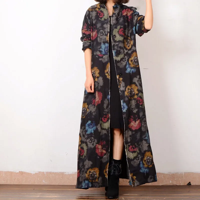 ASYMSAY 2017 Primavera Roupas Outwear Original Retro Cópia Do Vintage de Linho de Algodão Trench Coat Mulheres Magras Blusão AC3268