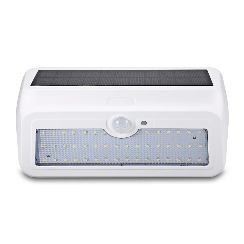 

Modern 46 LEDs Solar Motion Sensor Wall Light IP65 Waterproof For Outdoors Garden Patio Smart Sensitive Detector Porch Lights