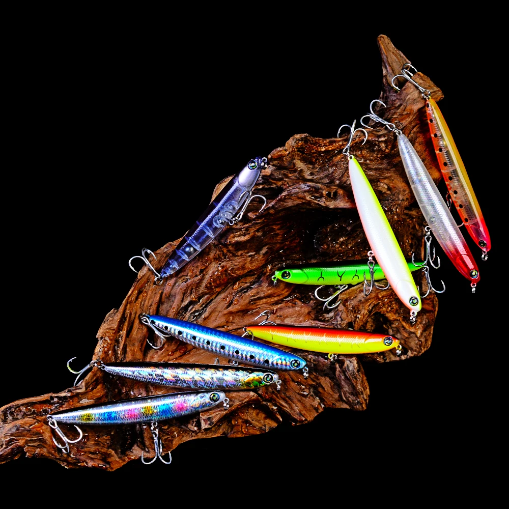 Peche lápiz Señuelos de Pesca Wobblers Minnow Crankbaits de Pesca herramientas de pintura Artificial duro cebos de Pesca 115mm 14G 1 piezas Peche lápiz Señuelos de Pesca Wobblers Minnow Crankbaits de Pesca herramientas de pintura Artificial duro cebos de Pesca 115mm 14G 1 piezas