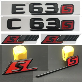 

Matte ABS S Badge car rear emblem sticker for Mercedes Benz w117 cla45 w205 c63 w212 e63 w207 w176 a45 x156 gla45 AMG Styling