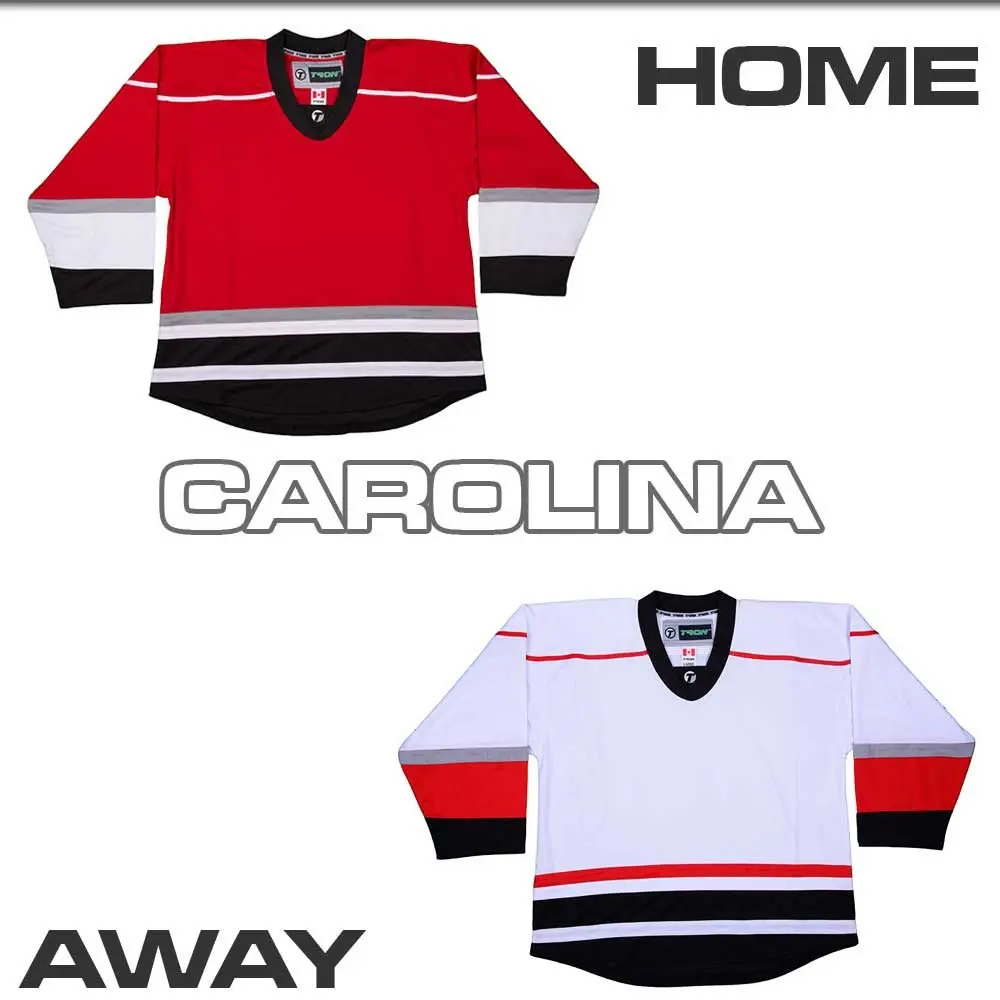 Cheap Custom Hockey Jerseys Any logo/Name/Number 100 Embroidery Red