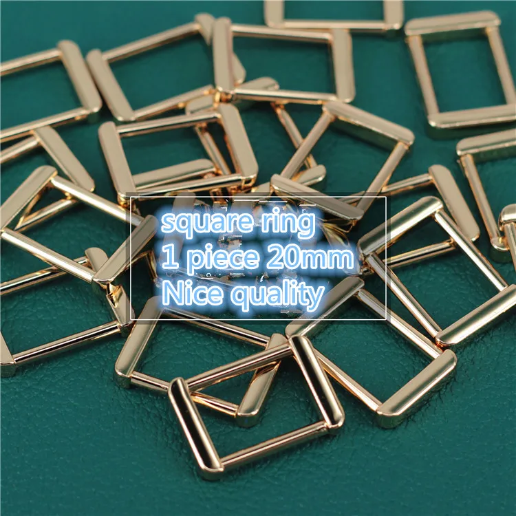 

Nice polishing square ring DIY Leather Bag needing custom hardwares luggage accessories square buckle mouth ring