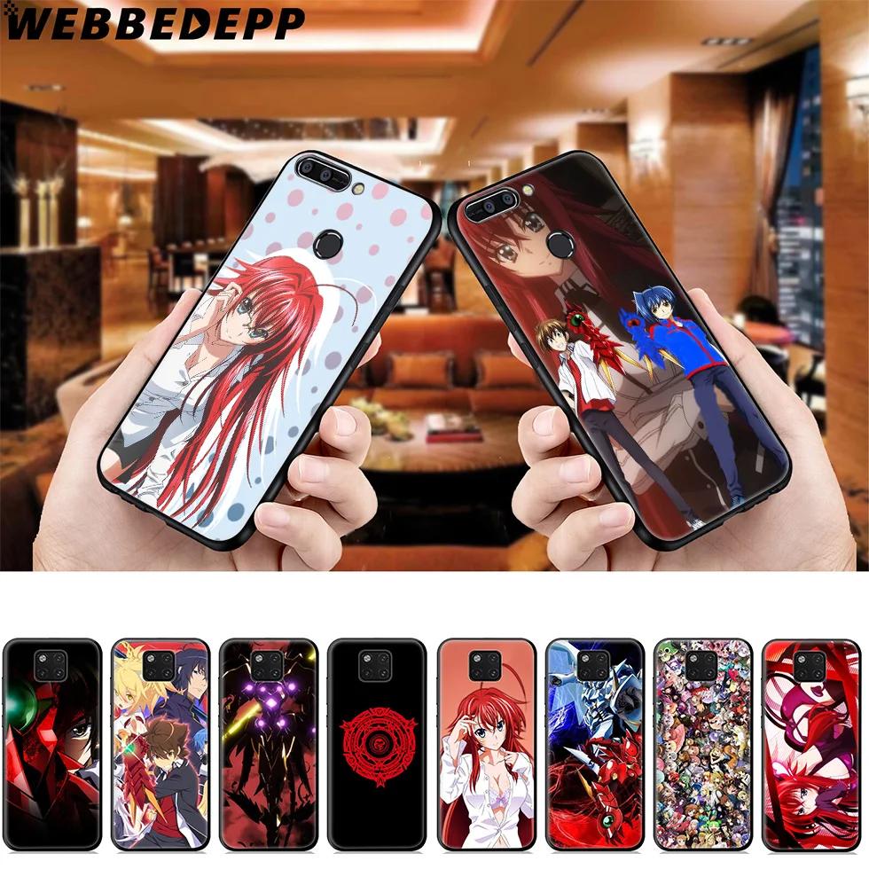 WEBBEDEPP High School DxD мягкий чехол для Huawei Mate Honor 20 6A 7A 7C 7X 8 9 9X 10 View Lite Pro 30 |