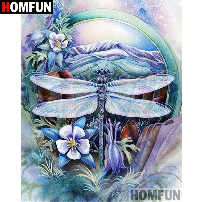 Алмазная 5D картина HOMFUN сделай сам с полными квадратными/круглыми стразами
