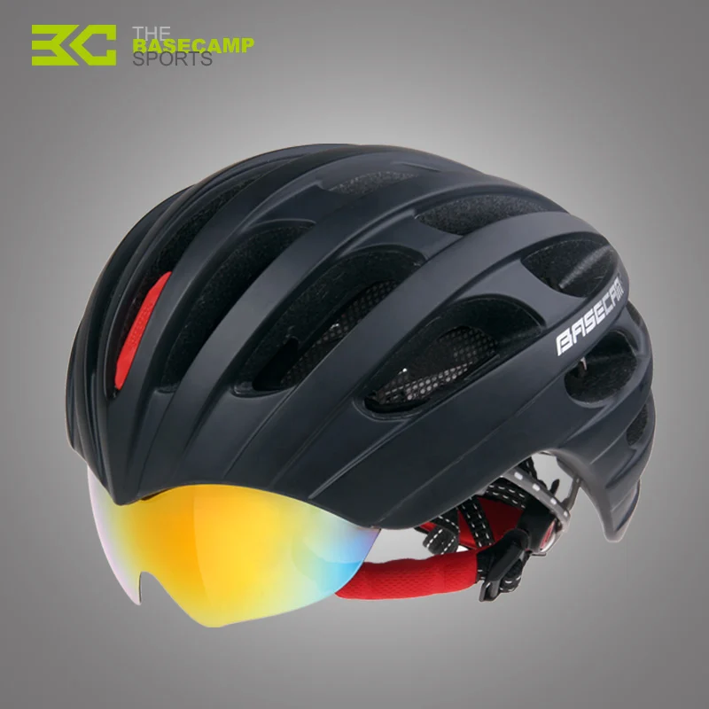 BASECAMP EPS+PC Material Cycling Integrally molded Helmet With Len
