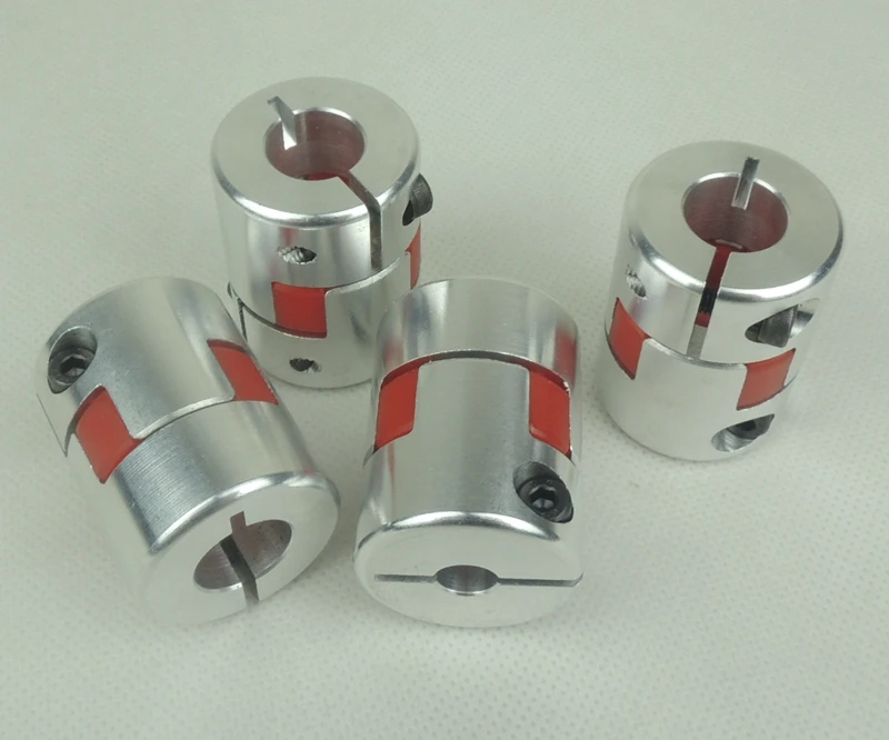 

4pcs/lot CNC Motor Jaw Shaft Coupler Shaft connector D25L30 Coupling Flexible 5/6/6.35/8/10/12mm