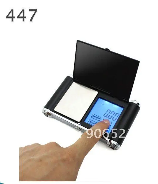 5 шт. APTP447 500 г x 0,1 г сенсорный экран Карманные ювелирные весы со шкалой цифровые весы(батарея в комплекте