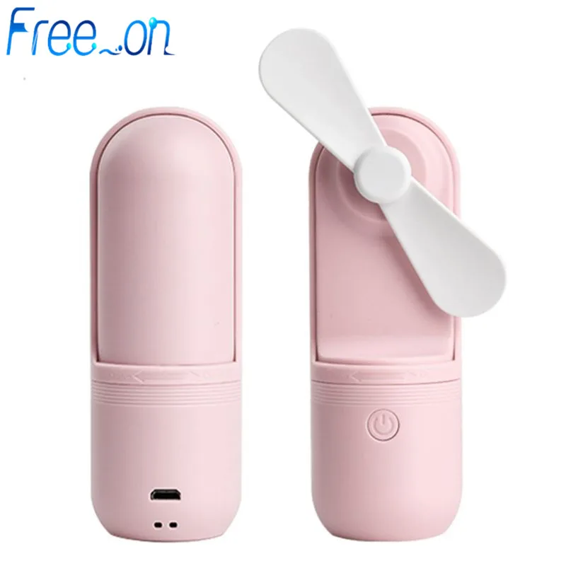 

Intelligent Cartoon Capsule Fan Mini Portable Handheld USB Charging Fan Multifunction Air Cooling Fan Cooler for Outdoor Travel