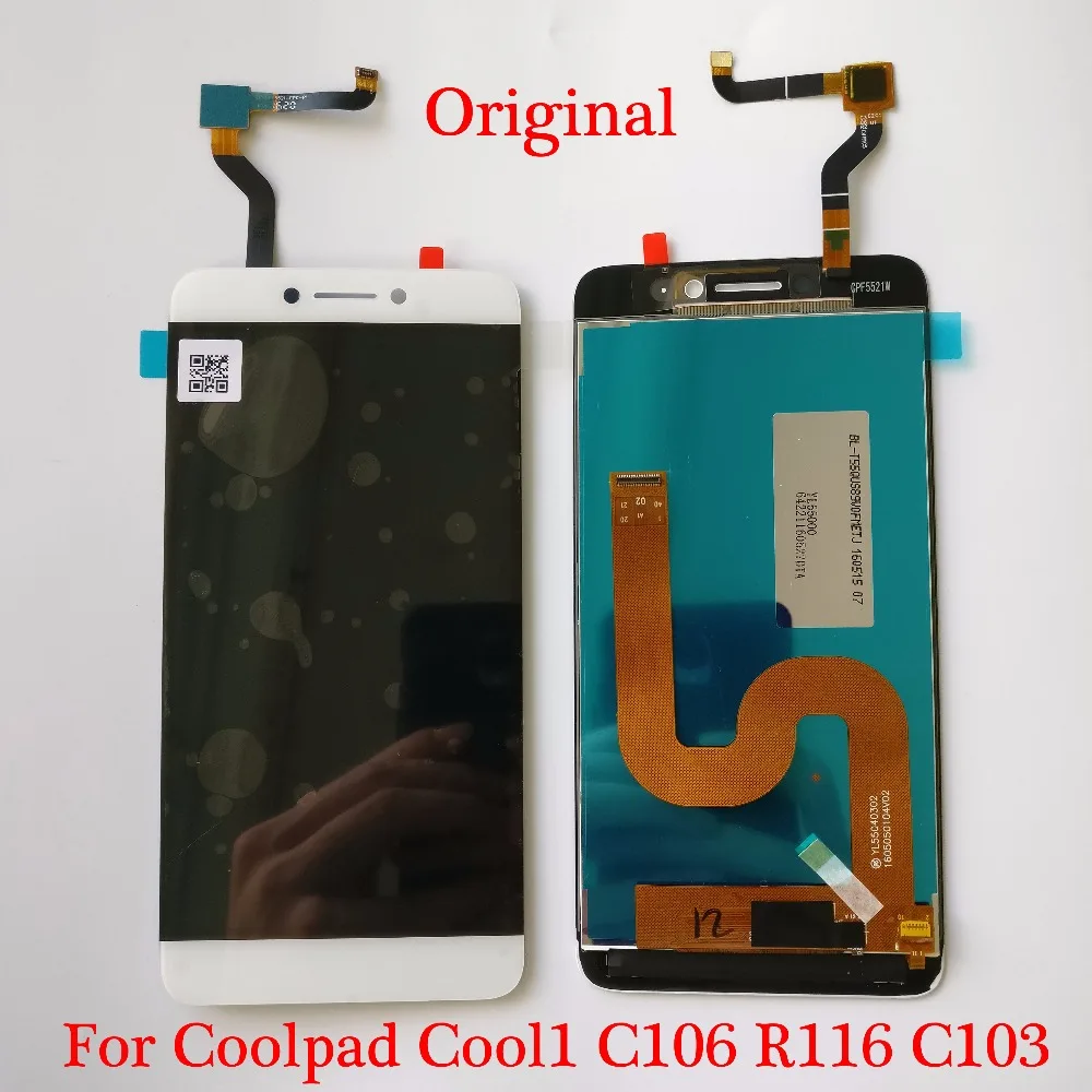 Для Letv LeEco Coolpad cool1 cool 1 c106 c106-7 C106-9 R116 C103 Прохладный 1c ЖК-дисплей Дисплей кодирующий преобразователь сенсорного экрана в сборе