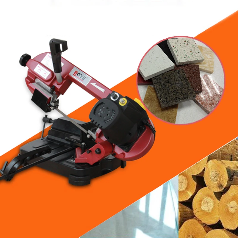 

Portable small multi-function 5 inch metal woodworking dual-use band saw machine GFW4013