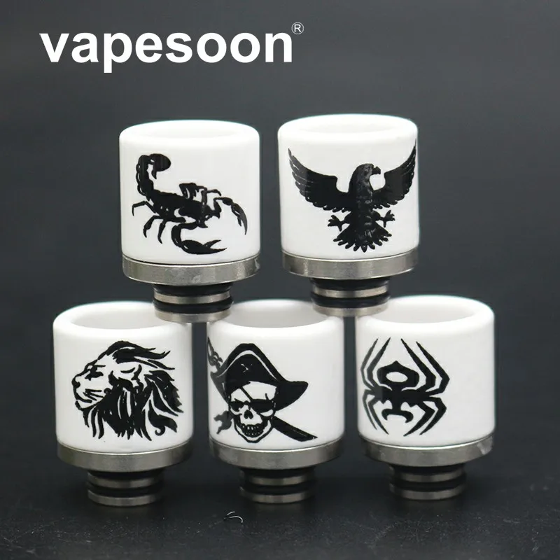 

20pcs Authentic VapeSoon 510 Ceramics Drip Tip For TFV8 BABY MELO 3 MINI IJUST 2 Falcon TANK 510 Drip Tip Free Shipping