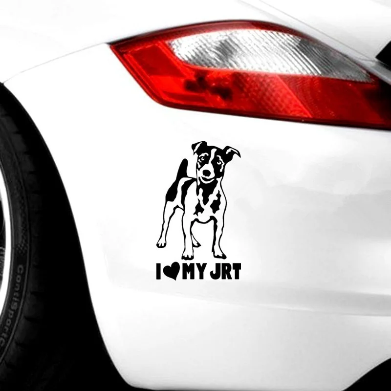 Виниловая наклейка с надписью I Love My JRT X см|Наклейки| |