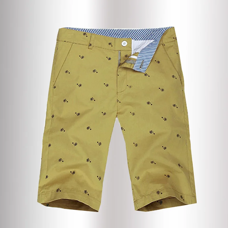 Casual khaki green black Mens 2017 Men Shorts New Summer Fashion Design Knee Length Casual Shorts