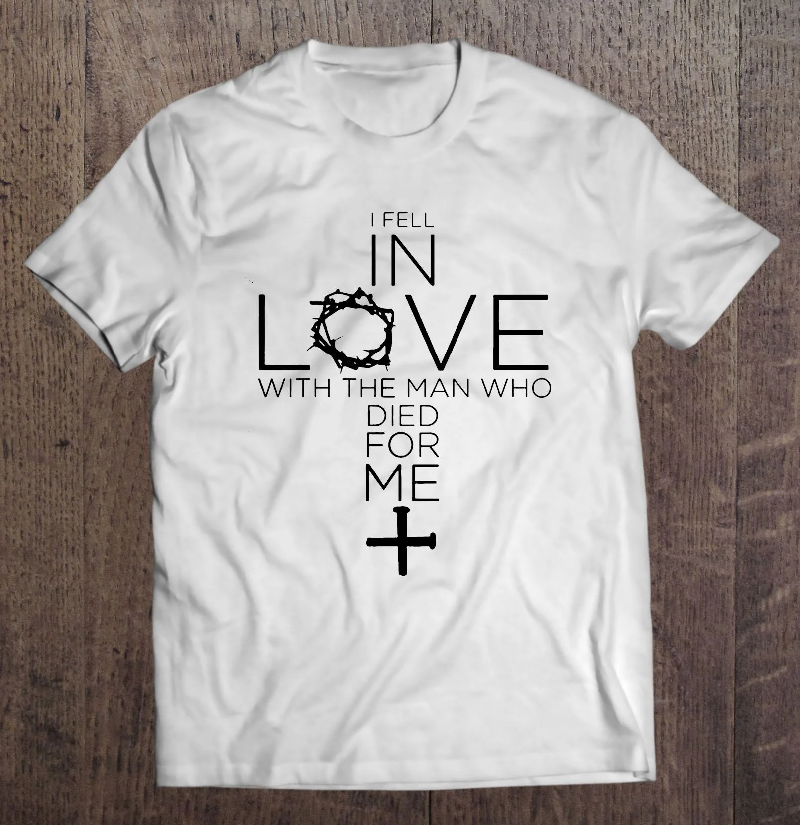 Kuakuayu HJN I Feel In Love To The Man Who DID For Me Женская христианская футболка с цитатами Jesus футболка Faith Tee