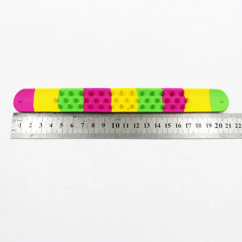 discount  Massage Bracelet Spiky Sensory Tactile Ring Fidget Toys Children Autism Increase Focus Relieve stre