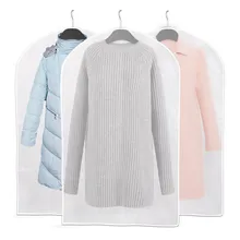 Стирать одежду Пылезащитный чехол свадебное платье костюм крышка от пыли мешок дышащий мешок одежды для одежды