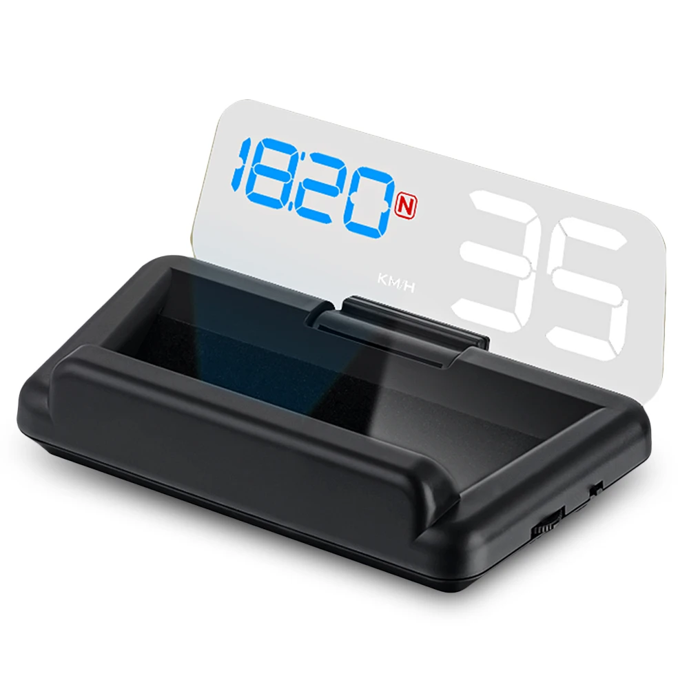 

Universal C500 Car HUD 5 inch Smart Digital Head Up Display Automatic Light Sensor Colored with OBD Cable Portable and Powerful