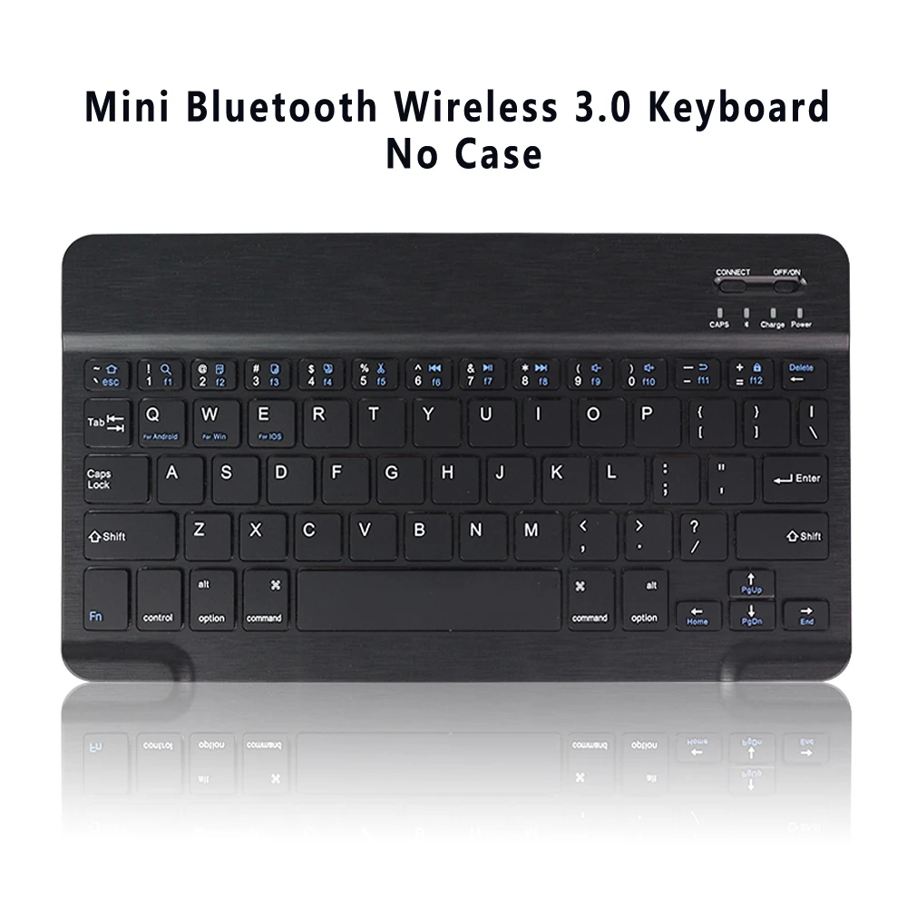 Мини Беспроводной Bluetooth 3 0 клавиатура 9 7 дюймов и PU кожаный чехол для клавиатуры
