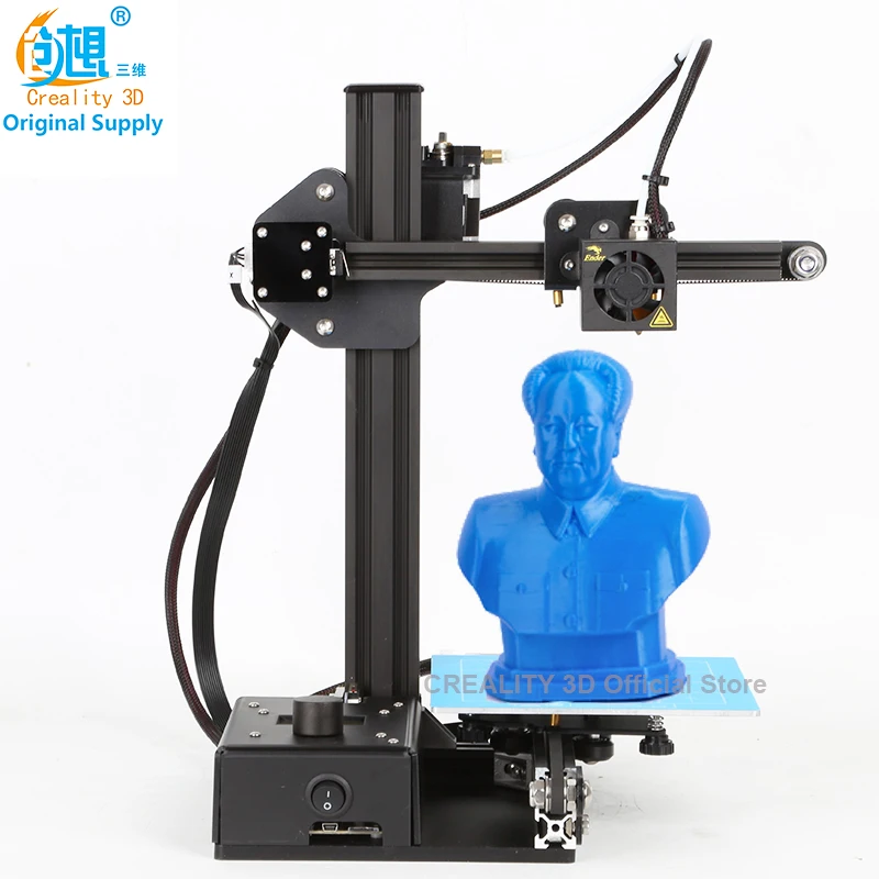 Cheap CREALITY 3D Printer kit Ender-2 FDM 3D Printer DIY Kit Aluminium Frame With Hotbed Filaments Gift High Quality