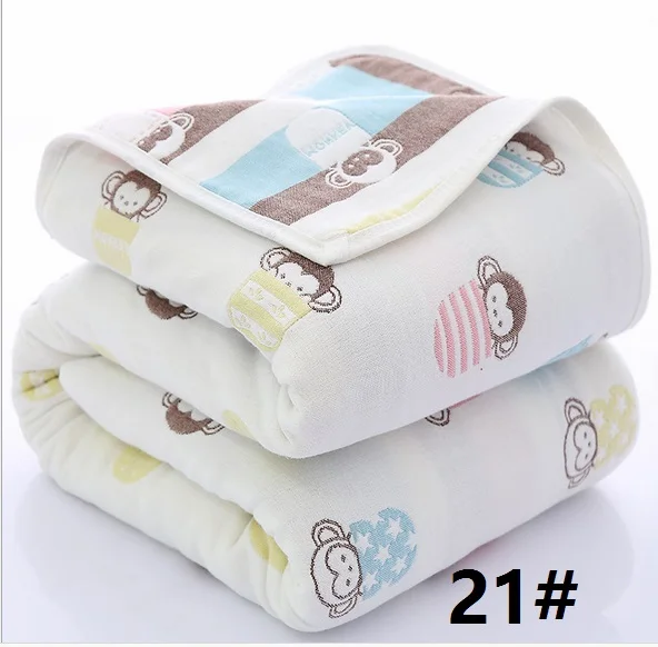Toalha de Banho do Bebê Milagre Bebê Swaddle Musselina Algodão 6 Camadas Recém-nascido Cobertores Bebe Recebendo Envoltório Infantil 60*80cm 100% 17 cobertores bebe recebendo cobertores envoltório infantil 60*80cm