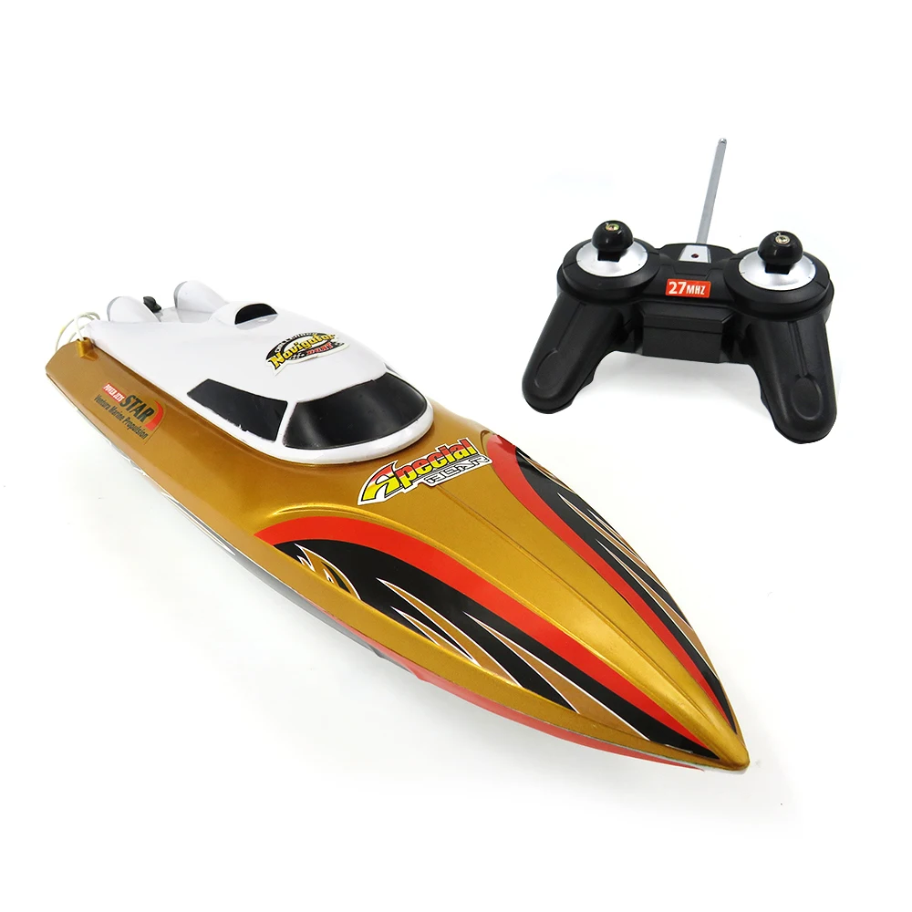 

Flytec HQ5010 RC Boat Ship Model Toys Infrared Control Boats 15km/h Super Speed Electric Toys Speedboat