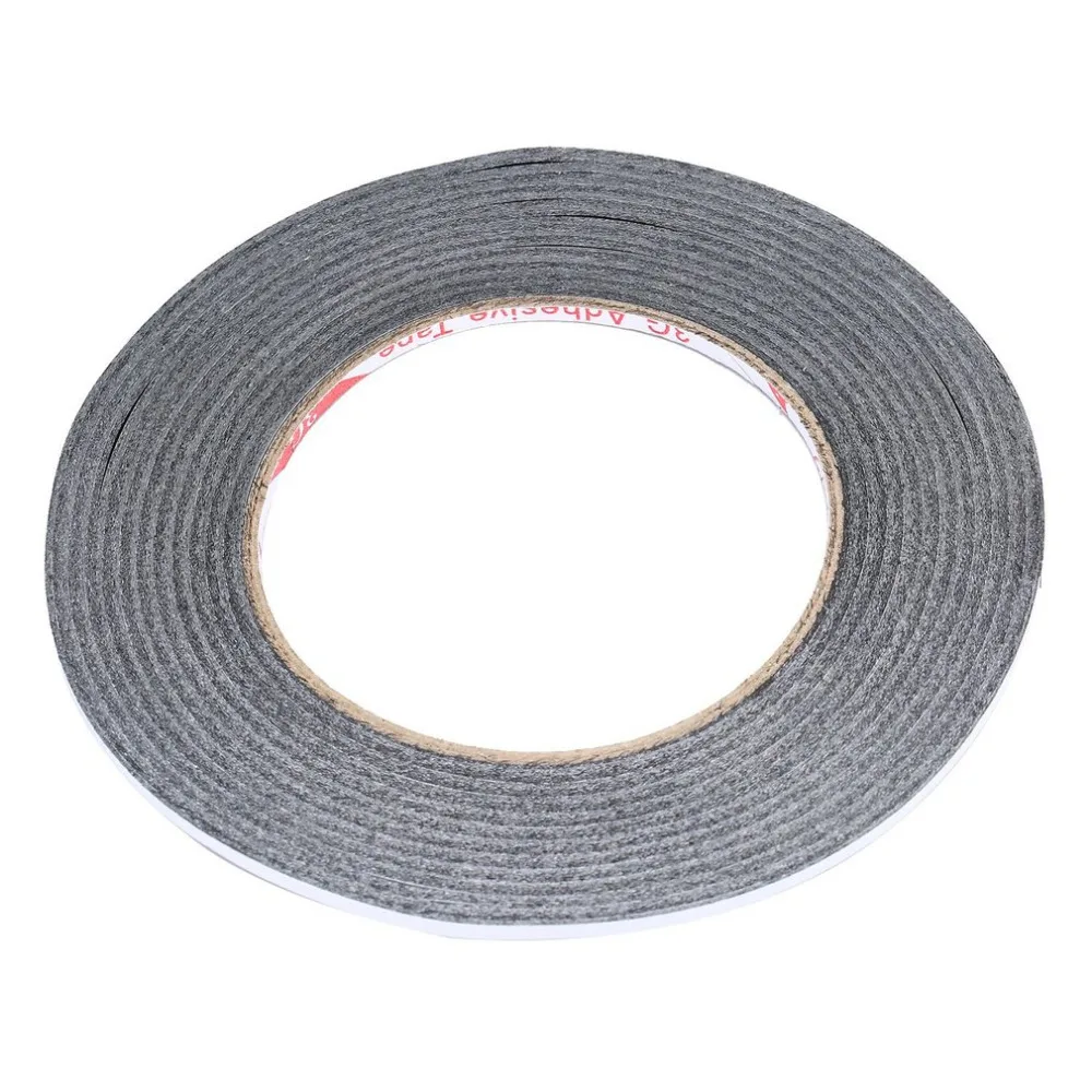 New 1pc Double Sided Tape 3MM*50M Black Double Sided Adhesive Tape for