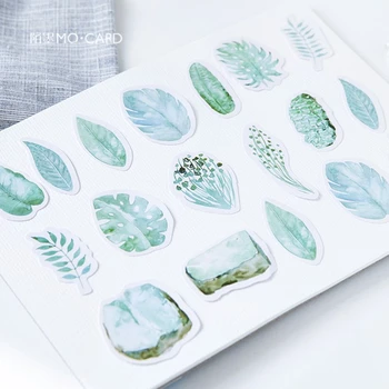 

2 box/lot Chic Style Label Stickers Normcore Plants Series Deco Stickers DIY Gift Packing Paper Sealing Stickers Ins Icon Leaf