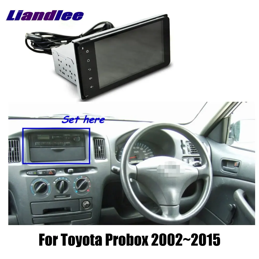 Liandlee для Toyota Probox 2002~ автомобильный Android радио плеер gps NAVI карты HD сенсорный экран ТВ Мультимедиа без CD DVD