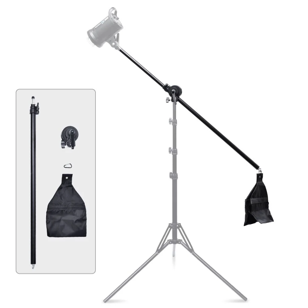 

Hairlight Top Light Studio Telescopic Boom Arm 78-138cm with Sandbag