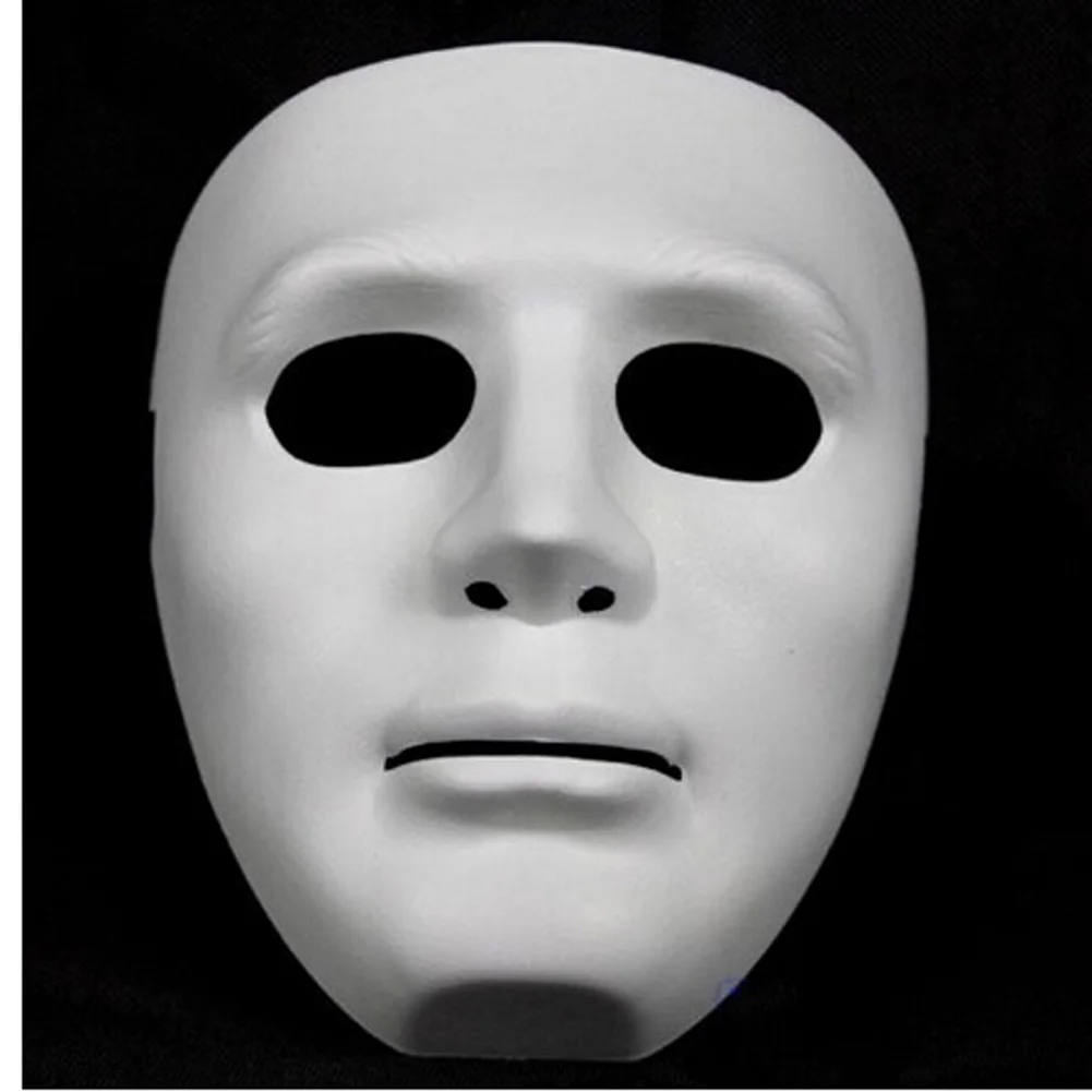 

Women Men Unpainted Blank White Masquerade Mask Dance DIY Mask Halloween Christmas New Year