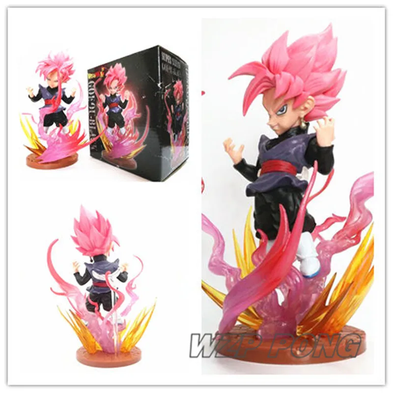 Новый Dragon ball Z Goku черный модель игрушки ПВХ Аниме Супер Saiyan Goku черный Zamasu Битва ver Brinquedos коллекция игрушек подарок 16 см