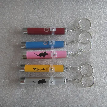 

Funny Creative Pet Cat Toys Laser Pointer Light Pen LED Electric Pens Bright Animation Mouse Random Color Shadow Pets