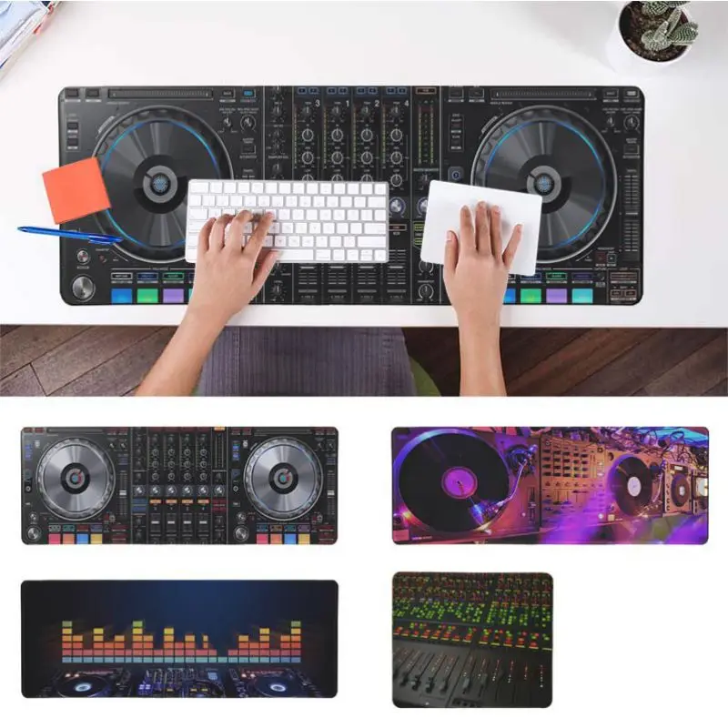 Yinuoda Vintage Cool Radio Console Art Keyboards Mat Rubber Gaming
