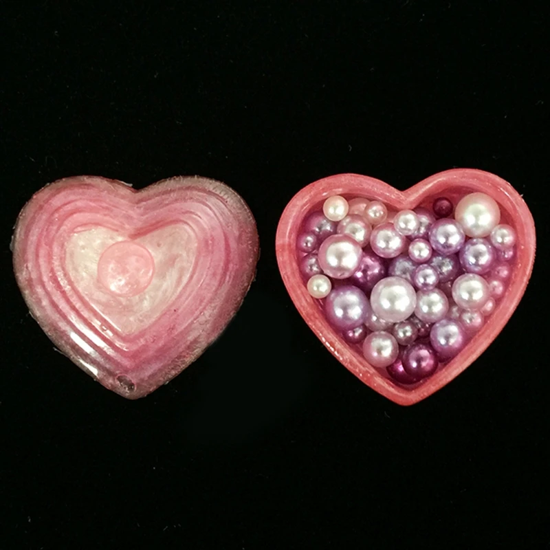 

Jewelry Mold Heart Shapes Making Pendant Silicone Resin For Cake DIY Craft Tools