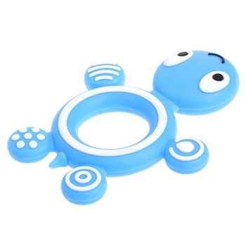 

Safety Tortoise Baby Kids Food Grade Silicone Soother Teether Teething Pacifier silicone teether Chew Dental Care Toothbrush