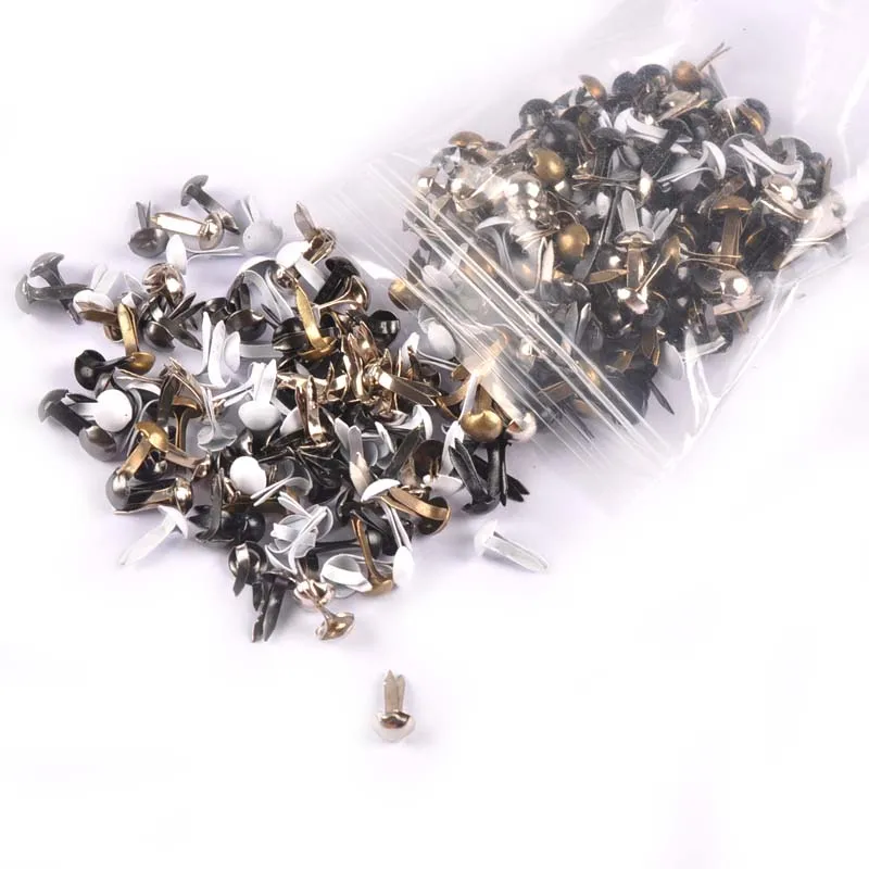Metal Brads Scrapbooking Decoration 100Pcs