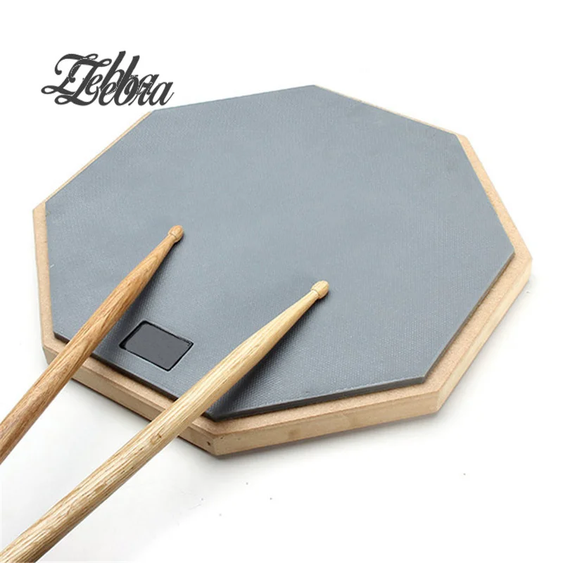 

Zebra Hot Sale 12 Silica gel Practice Drum Pad Silence Drum For Beginner Drumming Quiet Training Musical Instruments