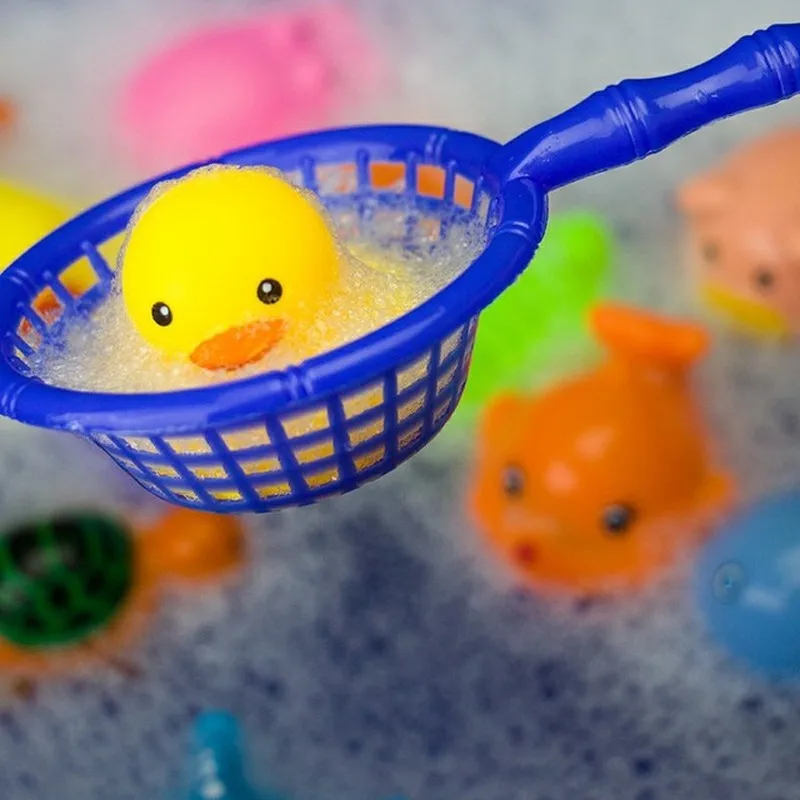 Bath Toys Animals Swimming Water Toys Mini Colorful Soft Floating Rubber Ducks Squeeze Sounds Fun Gifts for Baby Kids Bath Toys Animals Swimming Water Toys Mini Colorful Soft Floating Rubber Ducks Squeeze Sounds Fun Gifts for Baby Kids