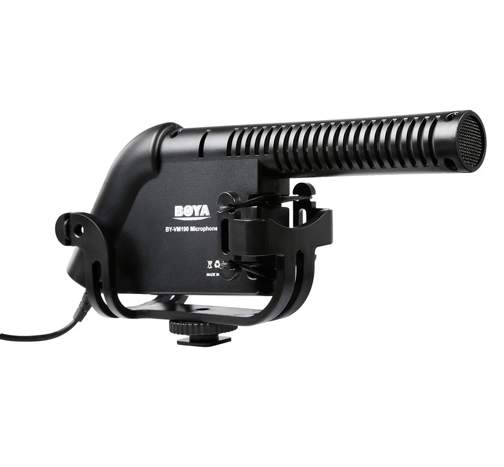 BY-VM190P Professional Camera Microphone with Cover Windshiel Microphone for DSLR Video Camera Photography Studio Accessories (4)