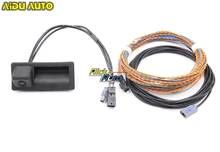 4G0827566A Videocamera vista posteriore Tronco maniglia con di Alta Guida di Cablaggio della Linea di cablaggio Per Audi A6 C7 MIB 2 UNITÀ 4G0 827 566 UN