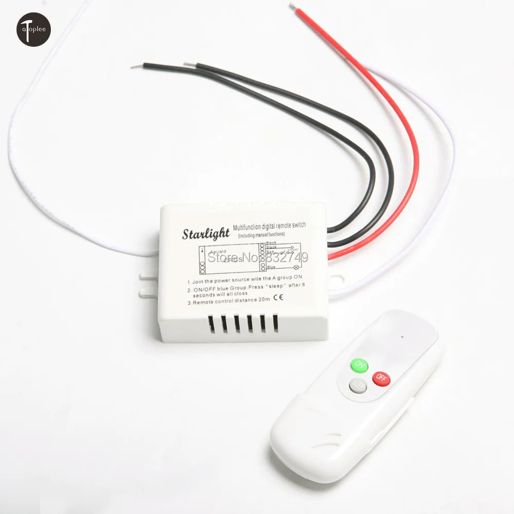 

1 PCS Multi-Functional Remote-Control Switch AC 110V Wireless Switch For Controlling The Lamps TV Computers etc