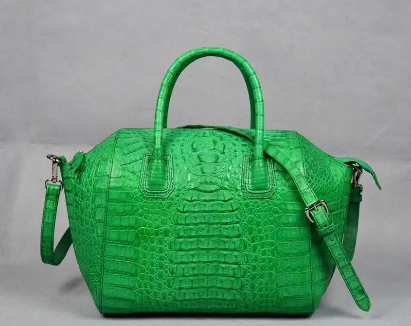 

Accept private label Custom logo wholesale drop shipping Genuine real crocodile leather amous brand women bags messenger bags