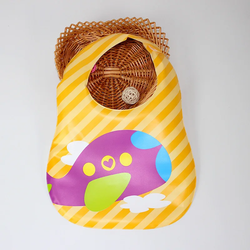 

baby saliva Towel EVA Baby bibs waterproof food pocket snail dinosaurs bear towel Developmental protect for Kids eat feeder