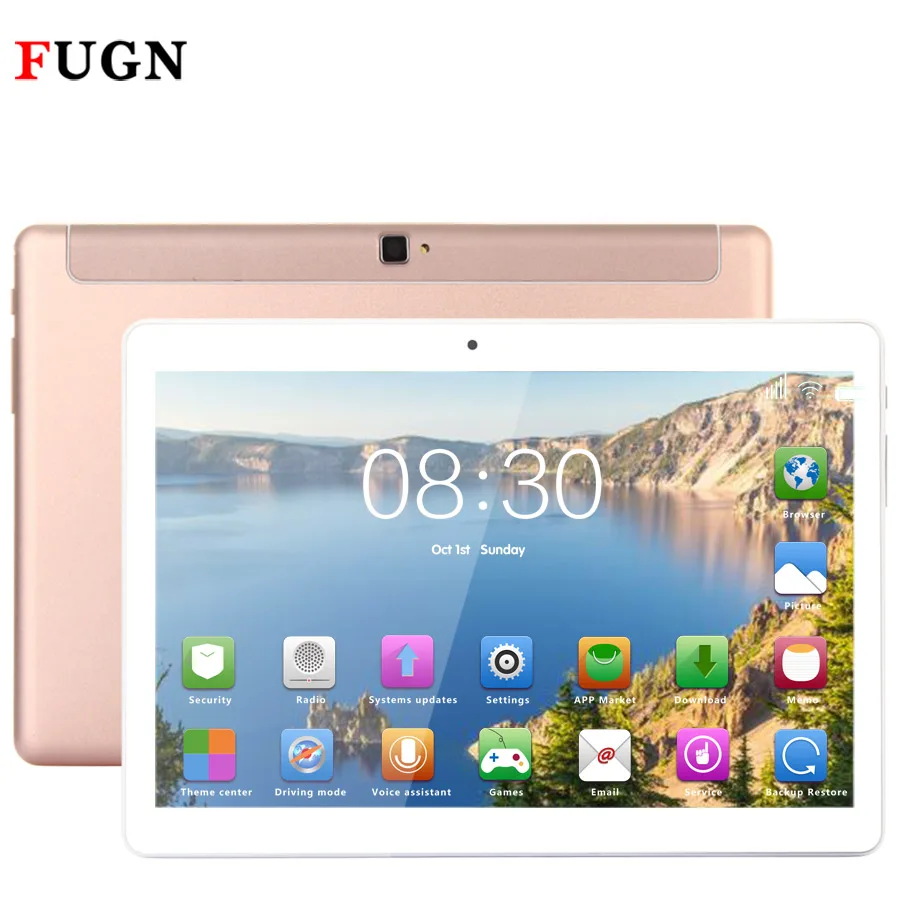 FUGN 10 inch Original Tablets 4G LTE Phone Call Tablet PC with GPS Wifi Keyboard 1920*1200 IPS 2
