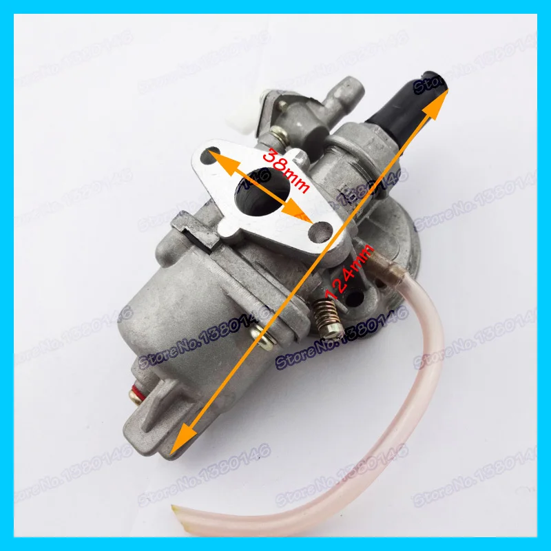 Pocket Bike 47cc 49cc engine carb carburetor 2 stroke for Mini Quad ATV Dirt Bike MiniMoto Go